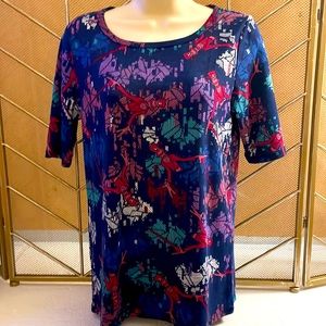 Disney Lularoe Dr. Facilier Princess and the Frog Villain Irma Top, Size Small